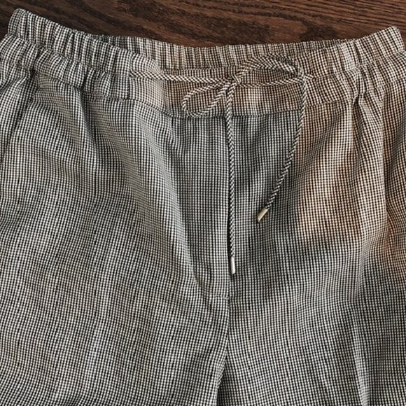 Massimo Dutti 100% Wool B/W Plaid Pants - Size 4 - Picture 2 of 5